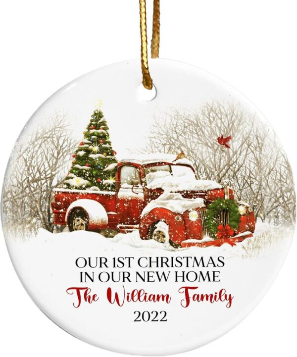 Christmas Ornament New Home 2024