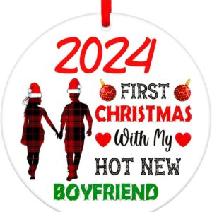 Christmas Ornament Our First Together 2024 For Boyfriend