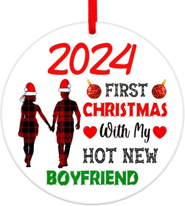 Christmas Ornament Our First Together 2024 For Boyfriend