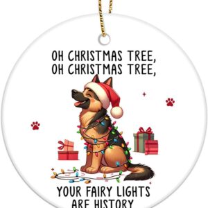 Christmas Ornament Santa Dachshund