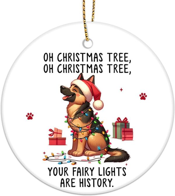 Christmas Ornament Santa Dachshund