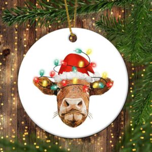 Christmas Ornament Tree Decorations Highland Cow