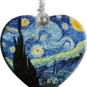 Christmas Ornament Van Gogh Style Watercolor Painting