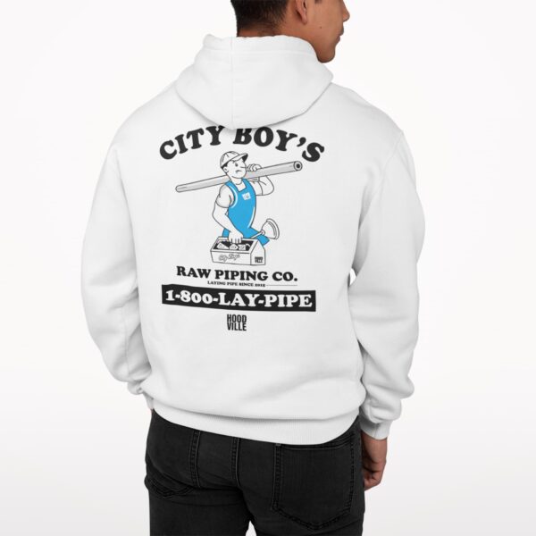 City Boy’s Raw Piping Co 1800 Lay Pipe Hoodie