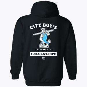 City boy’s piping co lay 1800 pipe hoodie