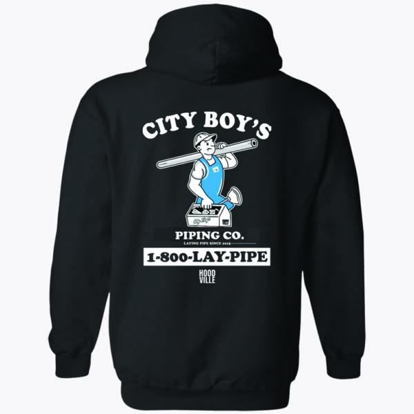 City boy’s piping co lay 1800 pipe hoodie