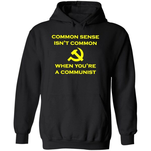 Common sense isn’t common when you’re a communist hoodie