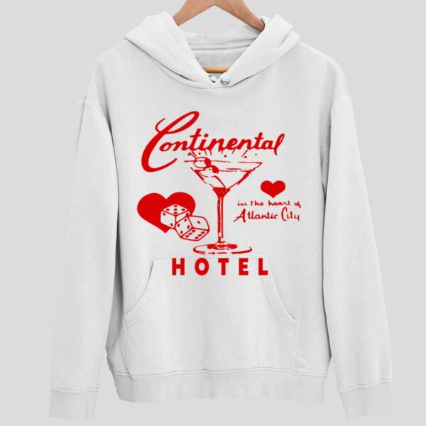 Continental In The Heart Of Atlantic City Hotel Hoodie