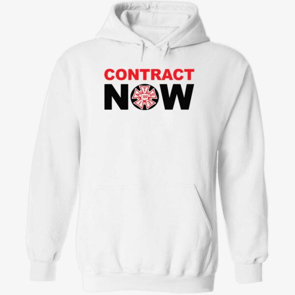 Contract now hoodie