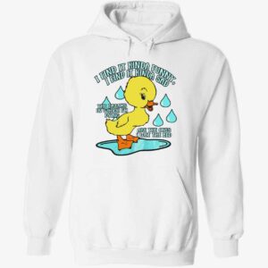 Duck I Find It Kinda Funny I Find It Kinda Sad Hoodie