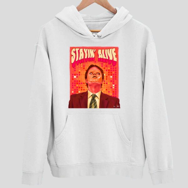 Dwight Schrute CPR Stayin Alive Hoodie