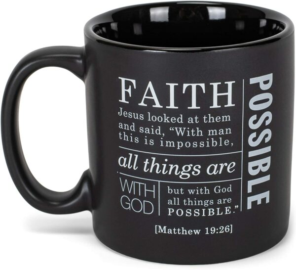 Faith – With God All Things Are Possible Mug