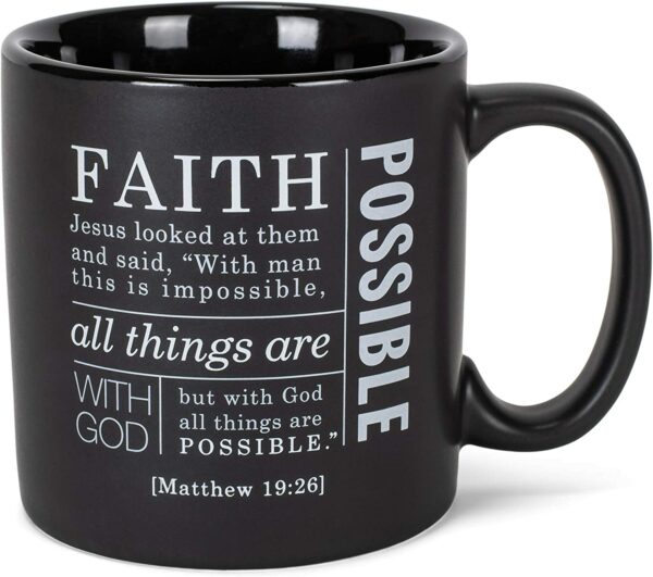 Faith – With God All Things Are Possible Mug