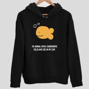 Fish I’m Gonna Drive Somewhere Cold And Die In My Car Hoodie