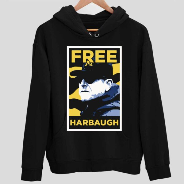 Free Harbaugh Coach Hoodie