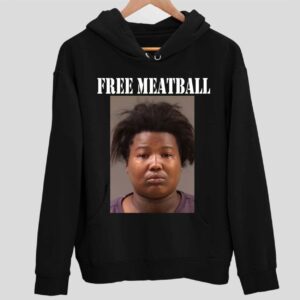 Free Meatball Mugshot Hoodie