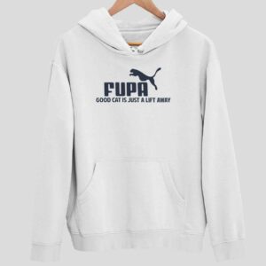 Fuba Good Cat Is Just A Lift Away Hoodie