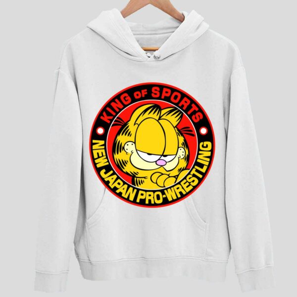 Garfield King Of Sports New Japan Pro Wrestling Hoodie