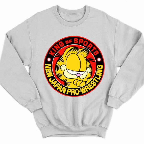 Garfield King Of Sports New Japan Pro Wrestling Sweatshirt