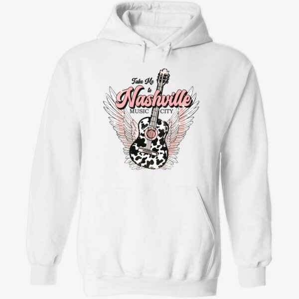 Guitar take me to nashville music city hoodie