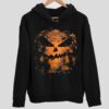 Halloween Fright Night Print V Neck Hoodie