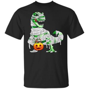 Halloween Pumpkin Dinosaur Shirt