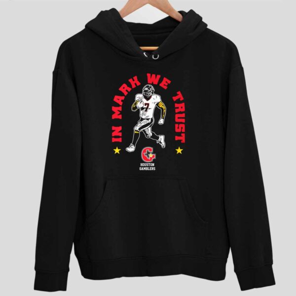 Houston Gamblers In Mark Thompson We Trust Hoodie