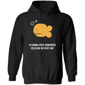 I’m gonna drive somewhere cold and die in my car hoodie