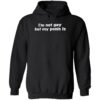 I’m not gay but my penis is hoodie