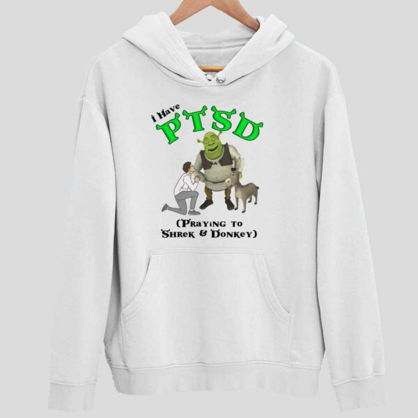 I Have Ptsd Praying To Shrek And Donkey Hoodie