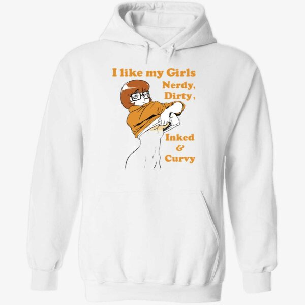 I like my girls nerdy dirty inked and curvy hoodie