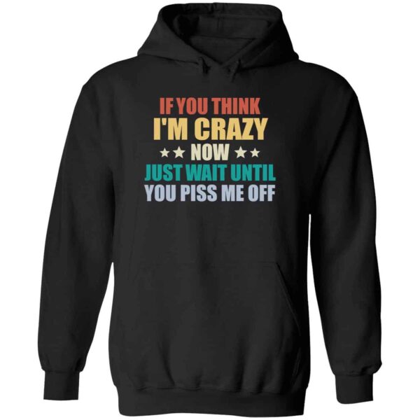 If You Think Im Crazy Now Just Wait Until You Pis Me Off Hoodie