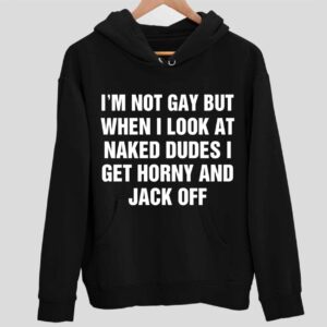 I’m Not Gay But When I Look At Naked Dudes I Get Horny And Jack Off Hoodie