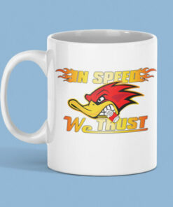 In Speed We Trust Mr Horsepower Woodpecker Hot Rod Coffee Mug 9