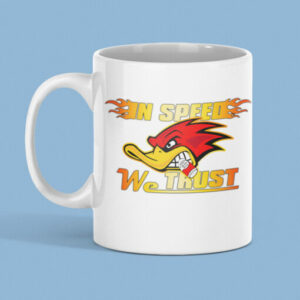 In Speed We Trust Mr Horsepower Woodpecker Hot Rod Coffee Mug 9