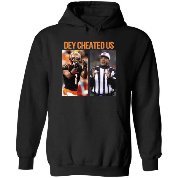 Ja’marr Chase Dey Cheated Us Hoodie