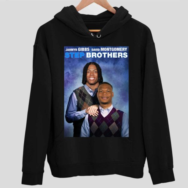 Jahmyr Gibbs David Montgomery Step Brothers Hoodie