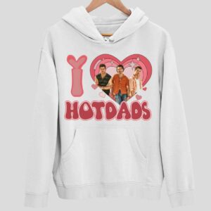 Jonas Brothers Retro 90’s I Love Hot Dads Hoodie