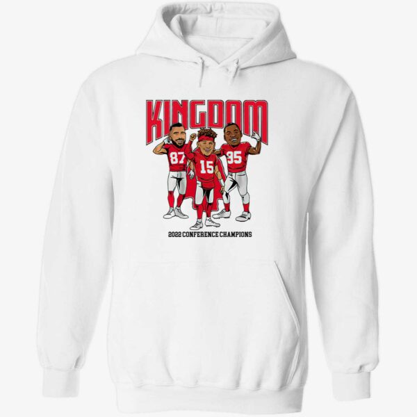 Kelce Mahomes Jones kingdom 2022 conference champions hoodie