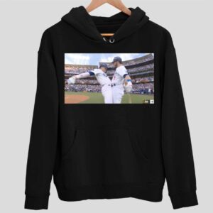 Kike Hernandez Gavin Lux Cup Bump Celebration Hoodie