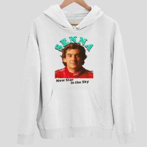 Lewis Hamilton Ayrton Senna New Star In The Sky Hoodie