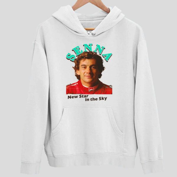 Lewis Hamilton Ayrton Senna New Star In The Sky Hoodie