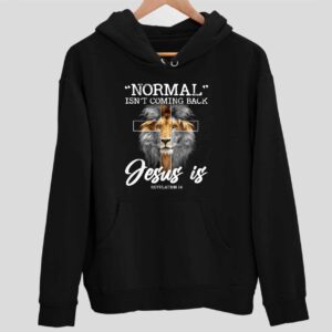 Lion Normal Isn’t Coming Back Jesus Is Revelation 14 Hoodie