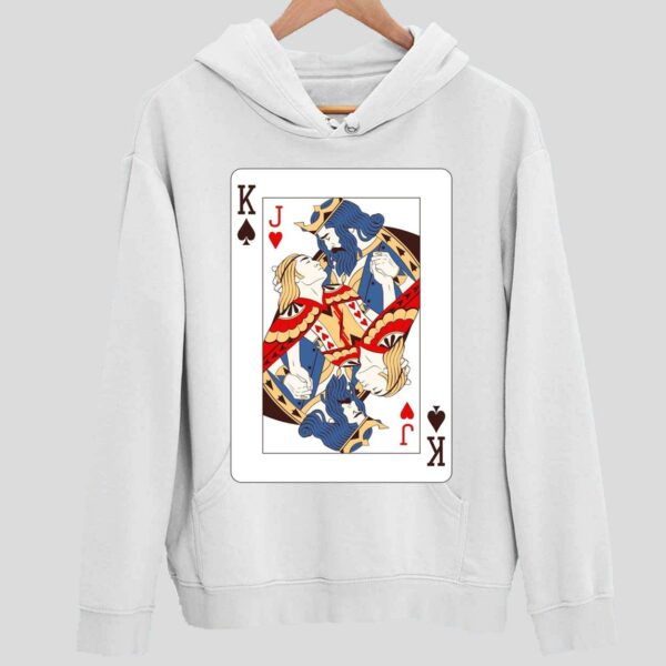 Mahdie Farhadkiaiei Playing Cards King And Joker Art Print Hoodie