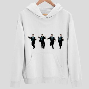 Matthew Perry Dancing Casual Print Short Sleeve Hoodie