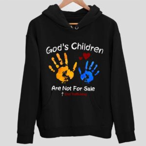 Men’s Casual God’S Children Are Not For Sale Print Hoodie