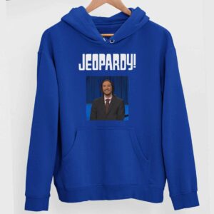 Michael Vallely Wearing Jeopardy Michael Vallely Hoodie