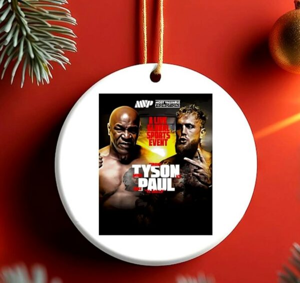 Mike Tyson Ornament Vs Jake El Gallo Paul Live Global Sports