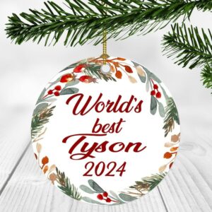 Mike Tyson Ornament World’s Best Tyson Xmas Tree Decorations