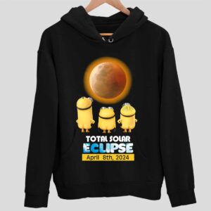 Minion Total Solar Eclipse April 8 2024 Hoodie